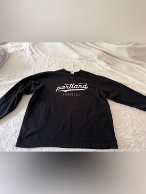 Port and Company Portland Oregon Black Pullover Sweatshirt Men’s 2XL